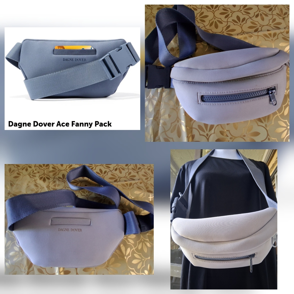 🔥NEW Dagne Dover Ace Fanny Pack - Gray & FREE GIFT